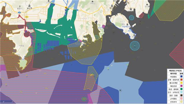 Marine Use Zones – extract from Marine Spatial Management Plan for Busan (February 2020)