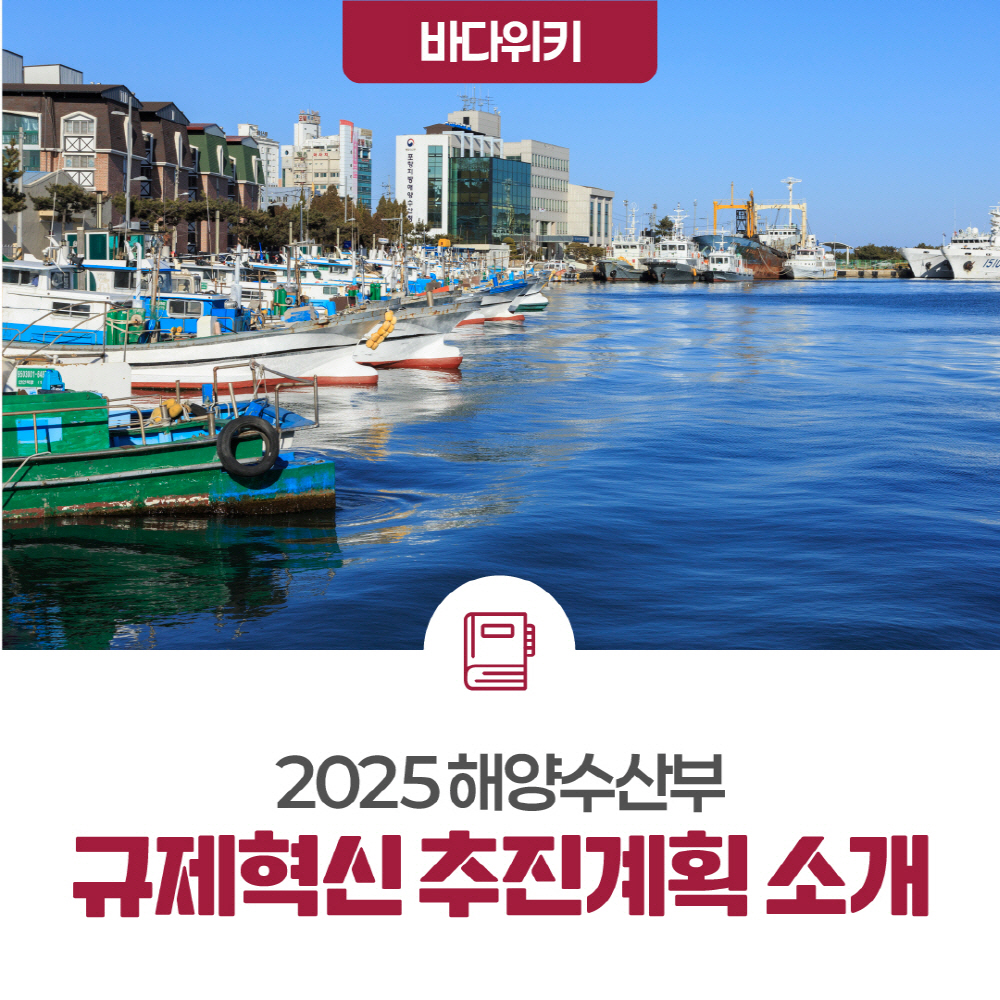 2025 해양수산부 규제혁신 추진계획