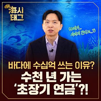 바다에 수십억 쏟은 이유? 수천 년 가는 초장기 연금 '블루카본'